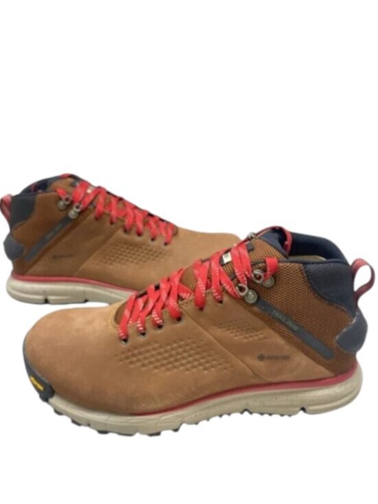 NEW DANNER Mens Trail 2650 Mid GTX Hiking Shoes Size 9.5 EE Brown, Red main image 5